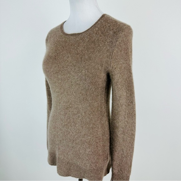 Saks Fifth Avenue Brown Cashmere Crewneck Sweater XS - Picture 7 of 13